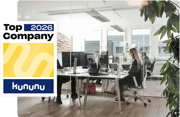 dasistweb office mit kununu Top Company Siegel